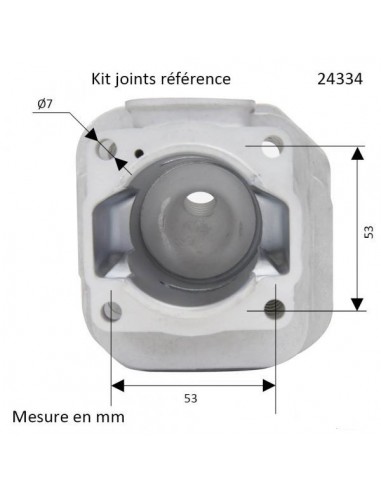 Cylindre piston tronçonneuse Husqvarna 61 Ø 48mm