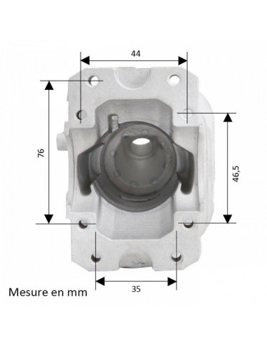Cylindre tronçonneuse Husqvarna 136 - 137 - 141 - 142 Ø40 mm