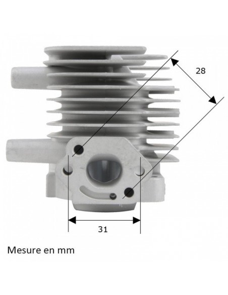 Cylindre piston débroussailleuse Shindaiwa 230, C230 Ø 32 mm
