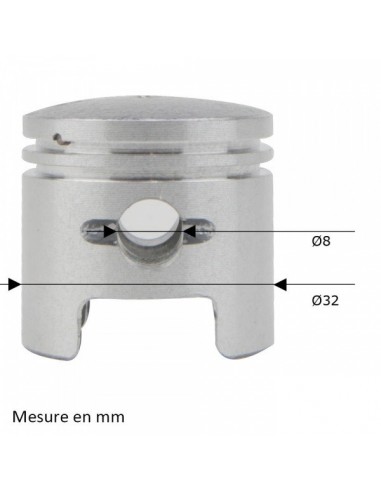 Cylindre piston débroussailleuse Shindaiwa 230, C230 Ø 32 mm