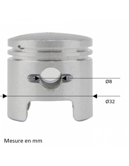Cylindre piston débroussailleuse Shindaiwa 230, C230 Ø 32 mm