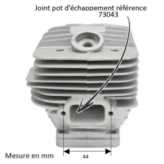 Cylindre piston pour tronçonneuse Stihl 066/ MS 660 Ø 54mm 2