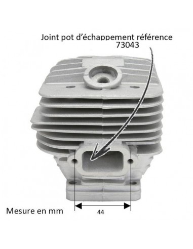 Cylindre piston pour tronçonneuse Stihl 066/ MS 660 Ø 54mm