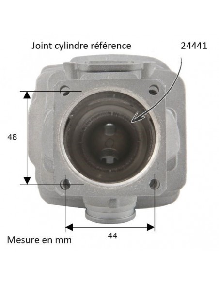Cylindre piston tronçonneuse Stihl 036-036 QS/MS Ø 48mm