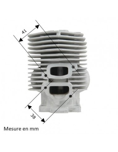 Cylindre piston tronçonneuse Stihl 050 diam 52mm