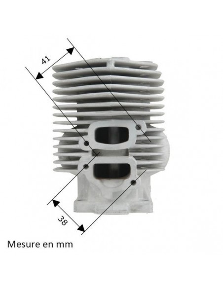 Cylindre piston tronçonneuse Stihl 050 diam 52mm