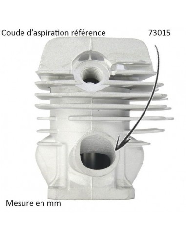 Cylindre piston tronçonneuse Stihl 026-MS260-260C Ø 44m