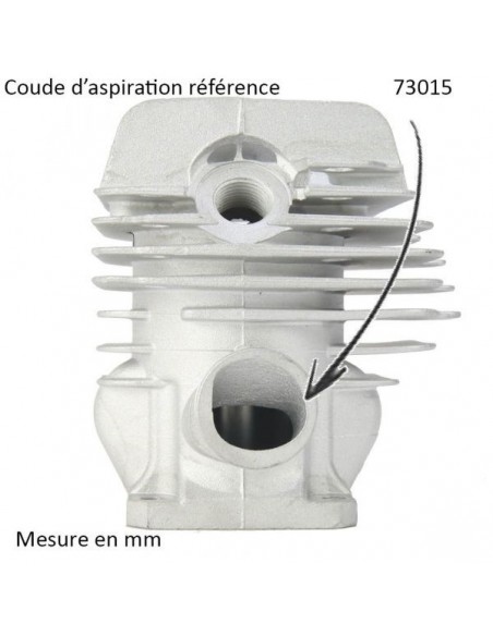 Cylindre piston tronçonneuse Stihl 026-MS260-260C Ø 44m