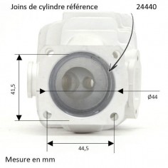 Cylindre piston tronçonneuse Stihl 026-MS260 diam 44mm 2