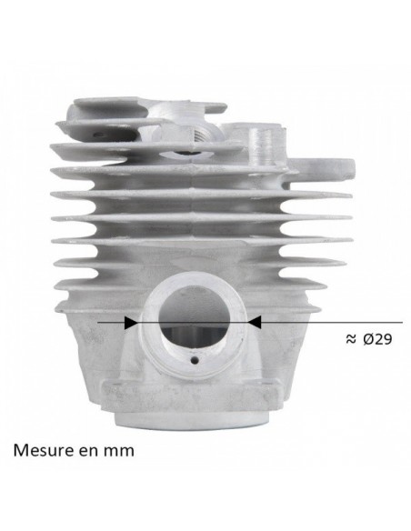 Cylindre piston tronçonneuse Stihl MS361 Ø 47mm
