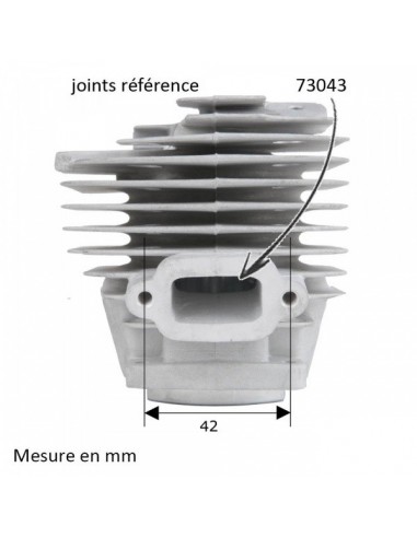 Cylindre piston tronçonneuse Stihl MS361 Ø 47mm