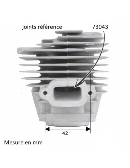 Cylindre piston tronçonneuse Stihl MS361 Ø 47mm