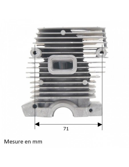 Cylindre piston pour tronçonneuse Stihl MS190, 019. Ø 40 mm