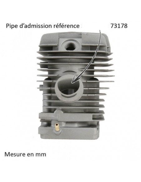 Cylindre piston tronçonneuse pour Stihl MS 390 Ø 49 mm