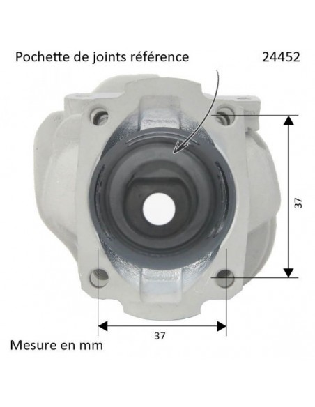 Cylindre piston tronçonneuse Stihl 041 Ø 44mm