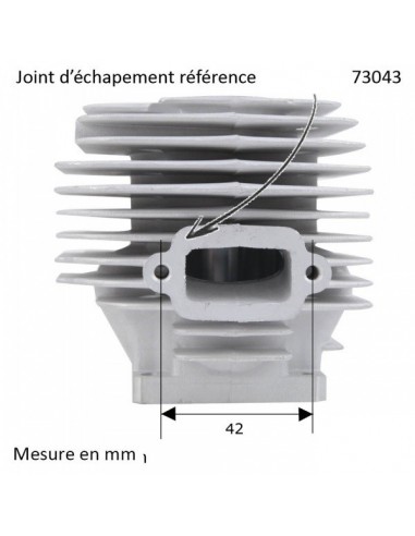 Stihl MS 381 Ø 52mm kit Cylindre piston