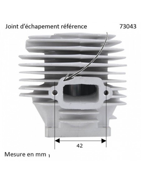 Stihl MS 381 Ø 52mm kit Cylindre piston