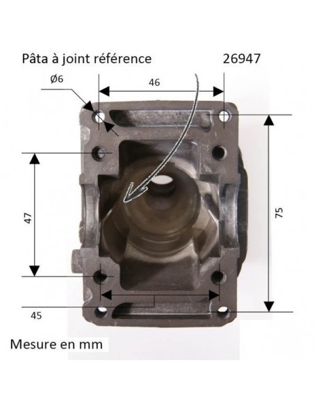 Cylindre piston tronçonneuse Stihl 017/MS170 Ø 37 mm