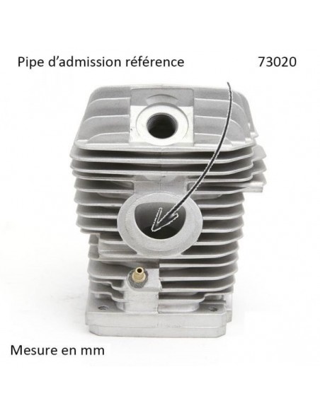 Cylindre piston tronçonneuse Stihl 025/MS250 Ø 42,5 mm