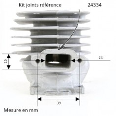 Cylindre piston tronçonneuse Stihl 024-MS240 Ø 42 mm 2