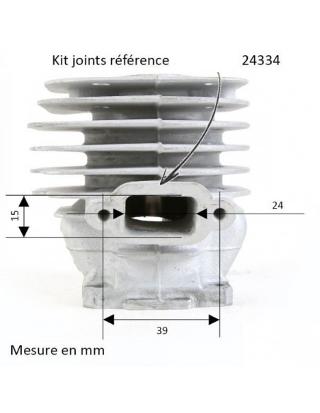 Cylindre piston Tronçonneuse STIHL 024 - 024AV - MS240