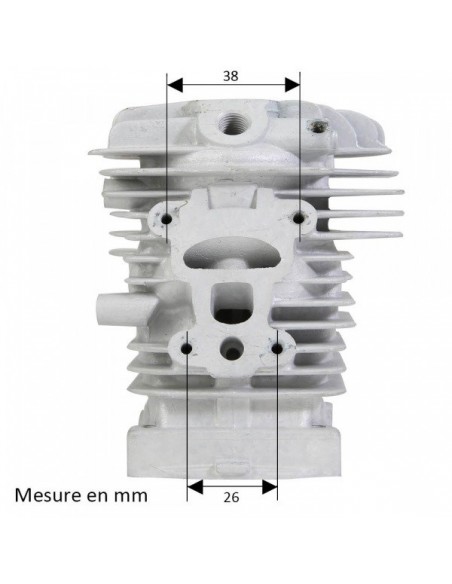 Cylindre piston pour Husqvarna HS372XT Ø 50 mm