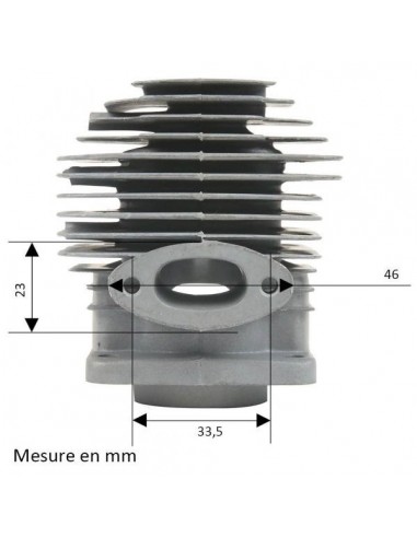 Cylindre pour tronçonneuse Mitsubishi TL33 Ø36 mm