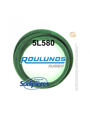 Courroie tondeuse 5L580 Roulunds Continental 15,8 x 9,5 x 1473 mm
