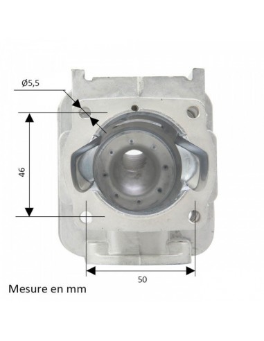 Cylindre pour tronçonneuse Mitsubishi TL52 Ø44 mm