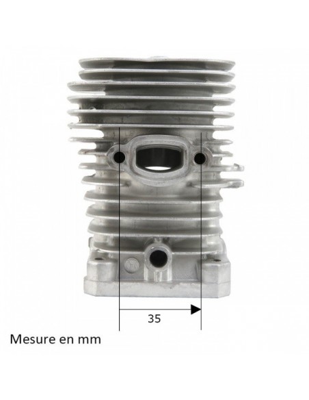 Cylindre pour tronçonneuse Poulan Partner 351 Ø41 mm