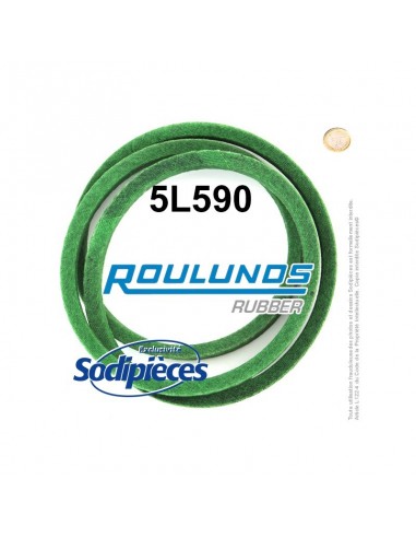 Courroie tondeuse 5L590 Roulunds Continental 15,8 x 9,5 x 1499 mm