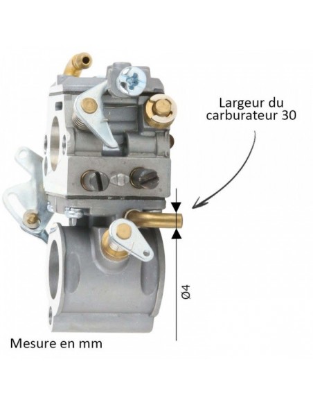 Carburateur STIHL TS410. Remplace : 4238 120 1600