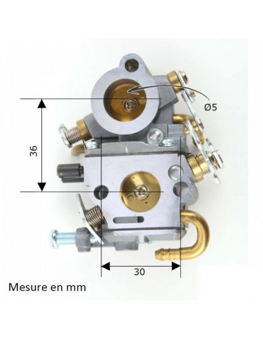 Carburateur STIHL TS410. Remplace : 4238 120 1600
