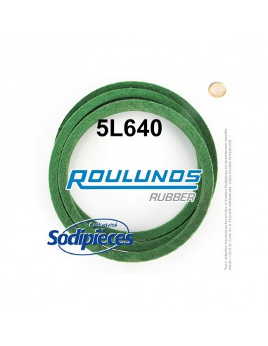 Courroie tondeuse 5L640 Roulunds Continental 15,8 x 9,5 x 1626 mm