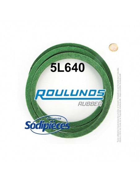 Courroie tondeuse 5L640 Roulunds Continental 15,8 x 9,5 x 1626 mm