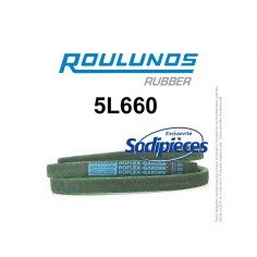 Courroie tondeuse 5L660 Roulunds Continental 15,8 x 9,5 x 1676 mm 2