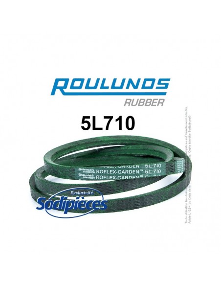 Courroie tondeuse 5L710 Roulunds Continental 15,8 x 9,5 x 1803 mm