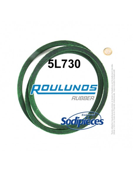 Courroie tondeuse 5L730 Roulunds Continental 15,8 x 9,5 x 1854 mm