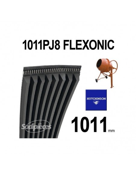 Poly-V Elastique FLEXONIC 1011PJ8 Hutchinson