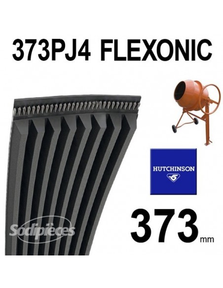 Poly-V Elastique FLEXONIC 373PJ4 Hutchinson