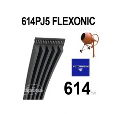 Poly-V Elastique FLEXONIC 614PJ5 Hutchinson