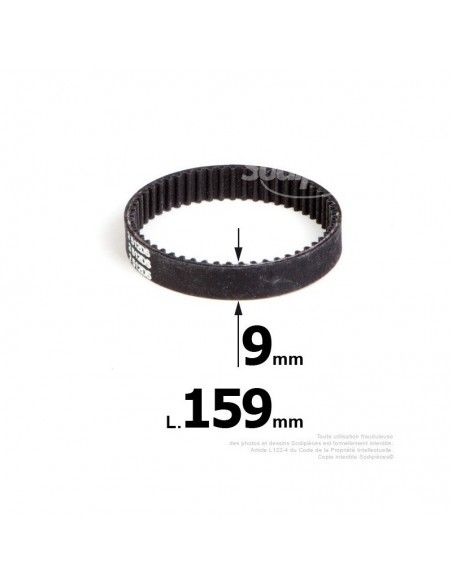 Courroie pour électro portatif 159x9