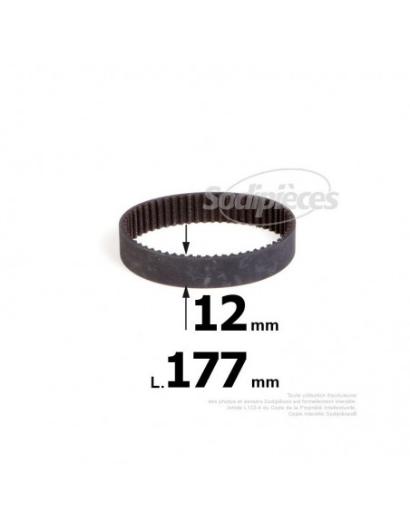 Courroie pour électro portatif 177x12