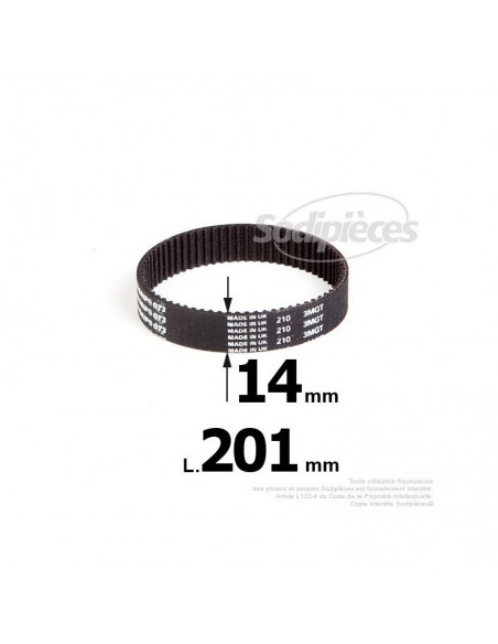 Courroie pour électro portatif 201x14