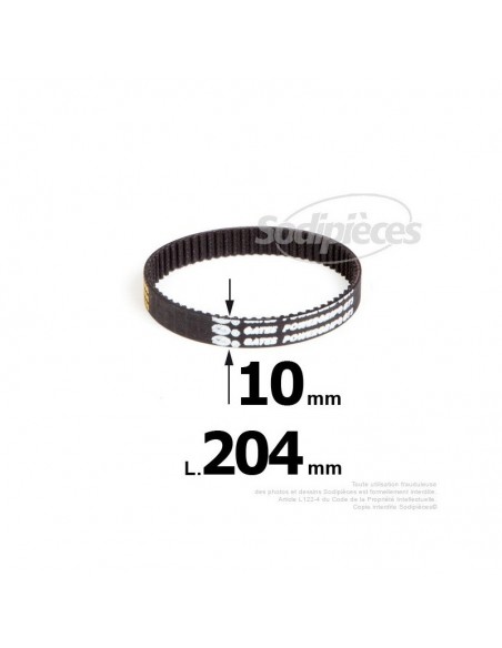Courroie pour électro portatif 204x10