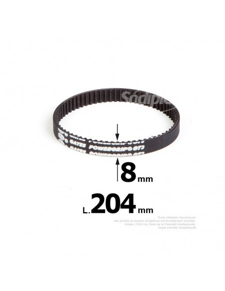 Courroie pour électro portatif 204x8