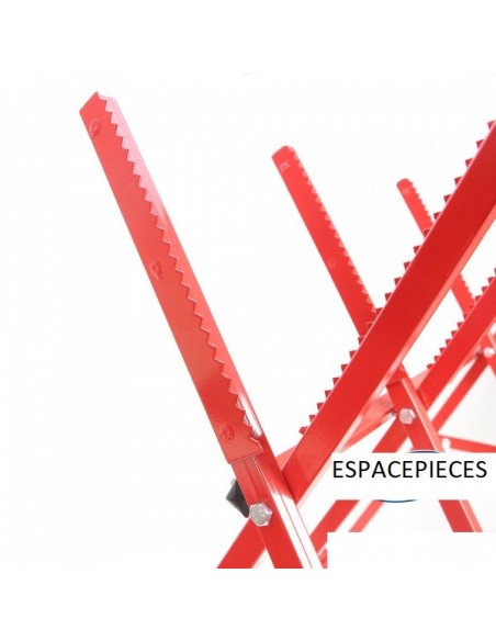 Chevalet à bûches pour tronçonneuse