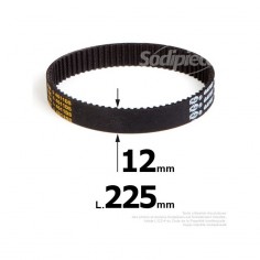 Courroie pour électro portatif 225x12