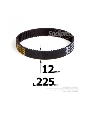 Courroie pour électro portatif 225x12
