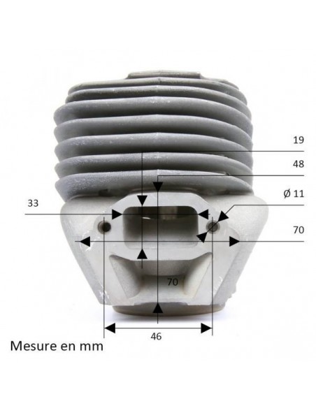 Cylindre piston diam 51mm HUSQVARNA K750 / K760